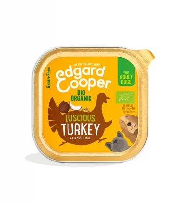 Edgard & Cooper Adult Tacchino Biologico Senza Cereali 100 gr