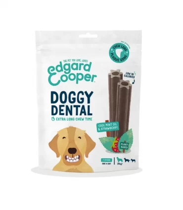 Edgard & Cooper Doggy Dental Large Fragola e Menta 255 gr