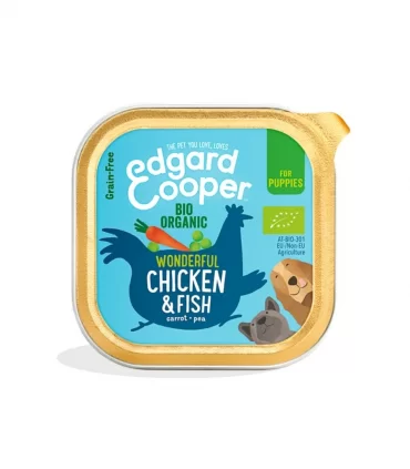 Edgard & Cooper Puppy Pollo E Pesce Biologici Senza Cereali 100 gr