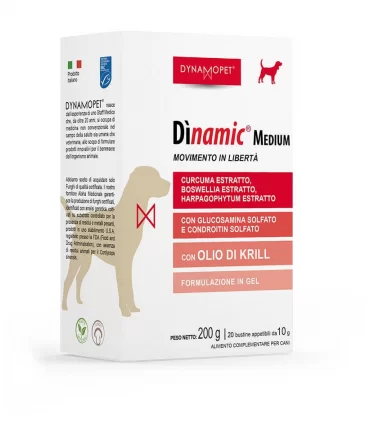 Dynamopet dinamic medium 20 bustine 10 gr
