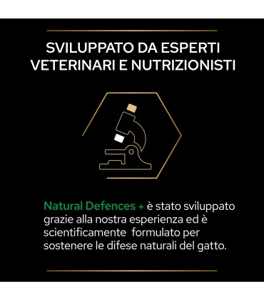 Proplan supplements natural defences + gatto 120 gr