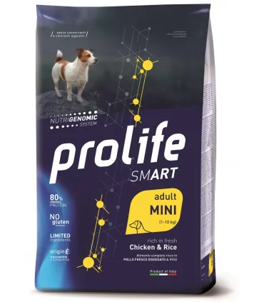 Prolife cane smart adult pollo & riso mini 2 kg