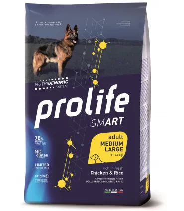 Prolife cane smart adult medium large pollo & riso 2,5 kg