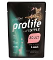 Prolife gatto lifestyle adult agnello bustina 85 gr