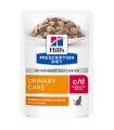 Hill's Prescription Diet gatto c/d urinary care multicare stress 12 buste 85 gr pollo