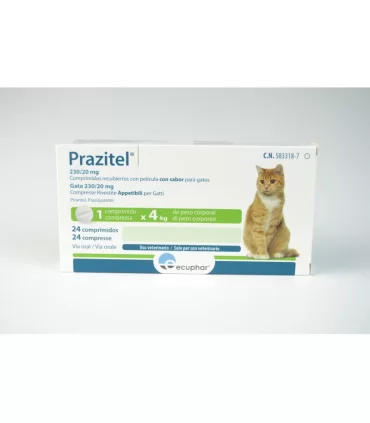 Prazitel gatto 24 compresse  230 + 20 mg