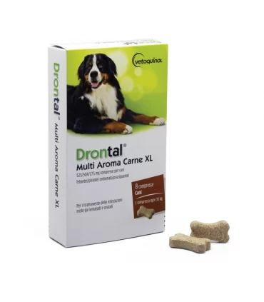Drontal multi aroma carne xl 8 compresse