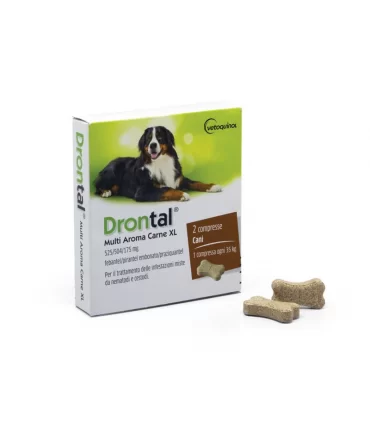 Drontal multi aroma carne xl 2 compresse