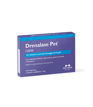 Nbf lanes drenalase pet cane 30 compresse 24 gr