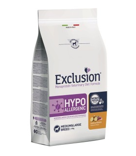 Exclusion diet formula hypoallergenic anatra e patate medium large 12 kg