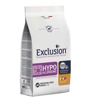 Exclusion diet formula hypoallergenic anatra e patate medium large 12 kg