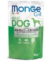 Monge cane grill agnello e verdure in busta 100 gr