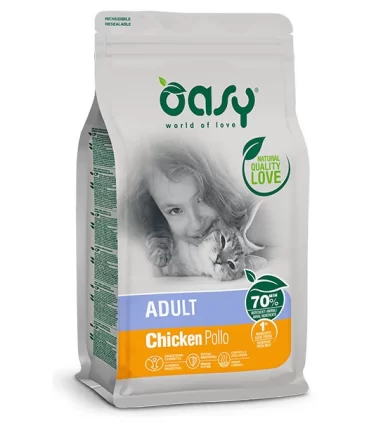 Oasy gatto lifestage adult pollo 7,5 kg