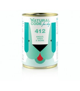 Natural code 412 cane angus farro e more 400 gr