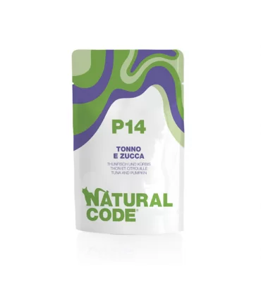 Natural code P14 gatto tonno e zucca 70 gr