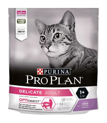 Purina proplan gatto delicate ricco di tacchino 400 gr