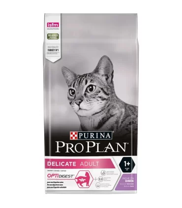 Purina proplan gatto delicate ricco di tacchino 1,5 kg