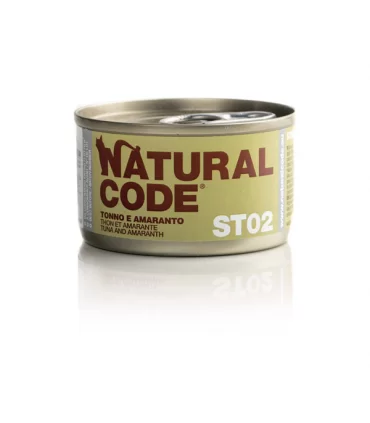 Natural code steril02 gatto tonno e amaranto 85 gr