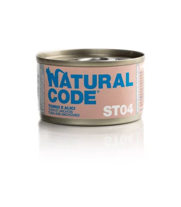 Natural code steril04 gatto tonno e alici 85 gr