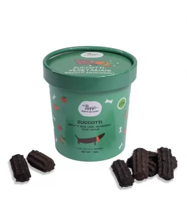 Hygge zuccotti vegetariani biscotti semi-umidi per cani 150 gr