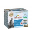 Almo nature hfc light meal natural gatto adult tonno dell'atlantico 4 x 50 gr