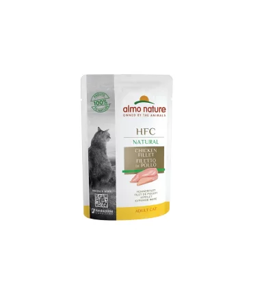 Almo nature hfc natural gatto filetti di pollo busta 55 gr