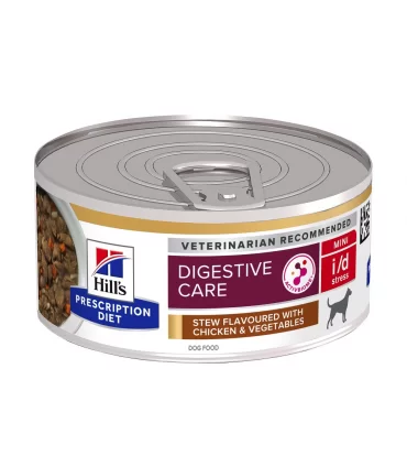 Hill's Prescription Diet cane digestive care mini i/d stress spezzatino pollo verdure 156 gr