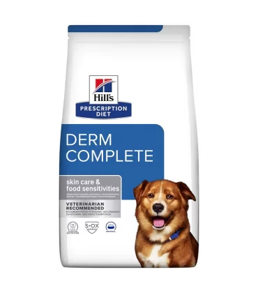 Hill's Prescription Diet Cane derm complete skin care & food sensitivities 10 kg
