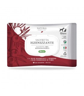 Natural derma pet salvietta igienizzante 35 pz
