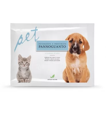 Natural derma pet pannoguanto talco