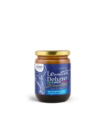 Cliffi Le Nostre Delizie cane Le 5 terre ricetta ricca in pesce azzurro con zucca e piselli 80 gr