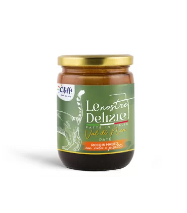 Cliffi Le Nostre Delizie gatto Val di Non patè ricco in manzo con mela e piselli 80 gr