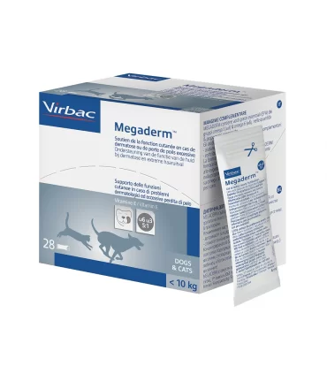 Virbac megaderm da 4 ml per gatti e cani minore di 10 Kg