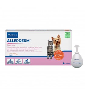 Virbac allerderm spot on 2 ml 6 pipette meno 10 kg