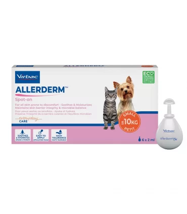 Virbac allerderm spot on 2 ml 6 pipette meno 10 kg