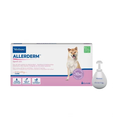 Virbac allerderm spot on 4 ml 6 pipette più 10 kg