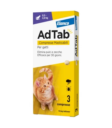 AdTab gatti 0,5-2 kg 3 compresse 12 mg