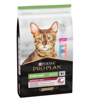 Purina proplan gatto sterilised adult savoury duo merluzzo con trota 10 kg