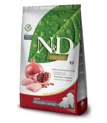 Farmina n&d prime puppy medium maxi pollo & melograno 12 kg
