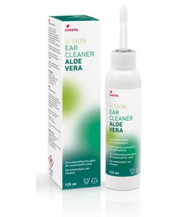 Livisto V-skin ear cleaner aloe vera 125 ml