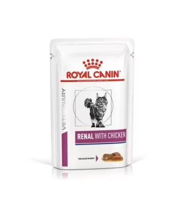Royal canin gatto renal pollo 12 buste 85 gr