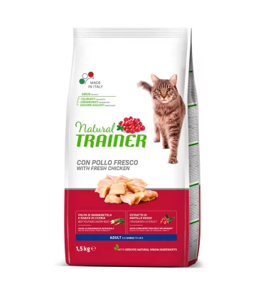Natural trainer gatto Adult con pollo fresco 1,5 kg