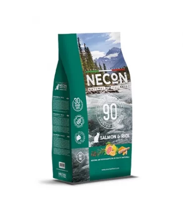 Necon natural wellness gatto adult salmone e riso 1,5 kg