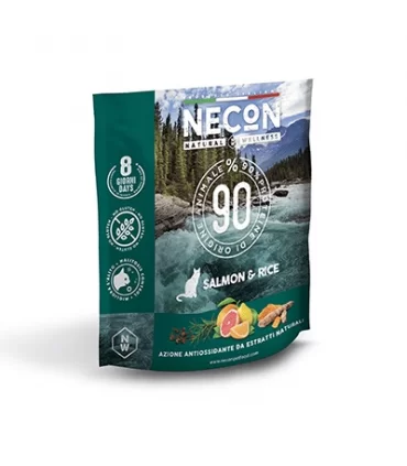 Necon natural wellness gatto adult salmone e riso 400 gr