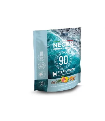 Necon natural wellness gatto adult steril low fat pesce e krill 400 gr