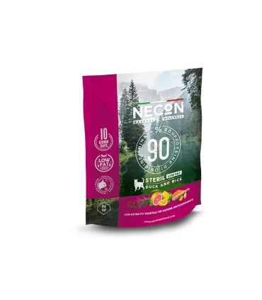 Necon natural wellness gatto adult steril low fat anatra e riso 400 gr