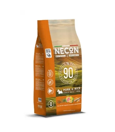 Necon natural wellness cane adult mini maiale e riso 2 kg