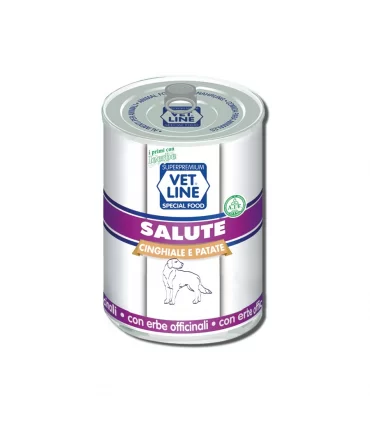Vet Line cane salute cinghiale e patate 400 gr