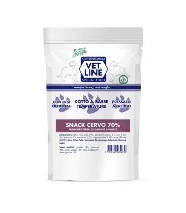 Vet Line cane snack cervo 80 gr