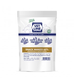 Vet Line cane snack manzo 80 gr